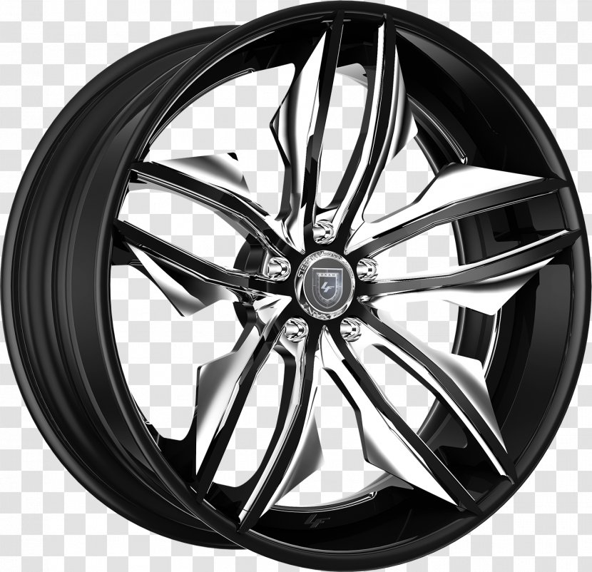 Atlanta Wheels & Accessories Car Rim Custom Wheel - Black Transparent PNG