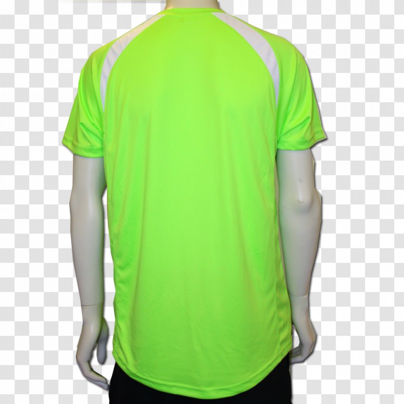 T-shirt Tennis Polo Green Sleeve - Neck Transparent PNG