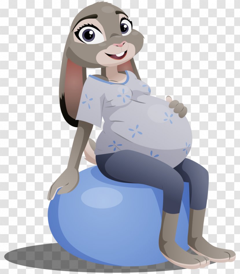 Lt. Judy Hopps Nick Wilde Pregnancy Marriage Mother - Child - Pregnant Transparent PNG