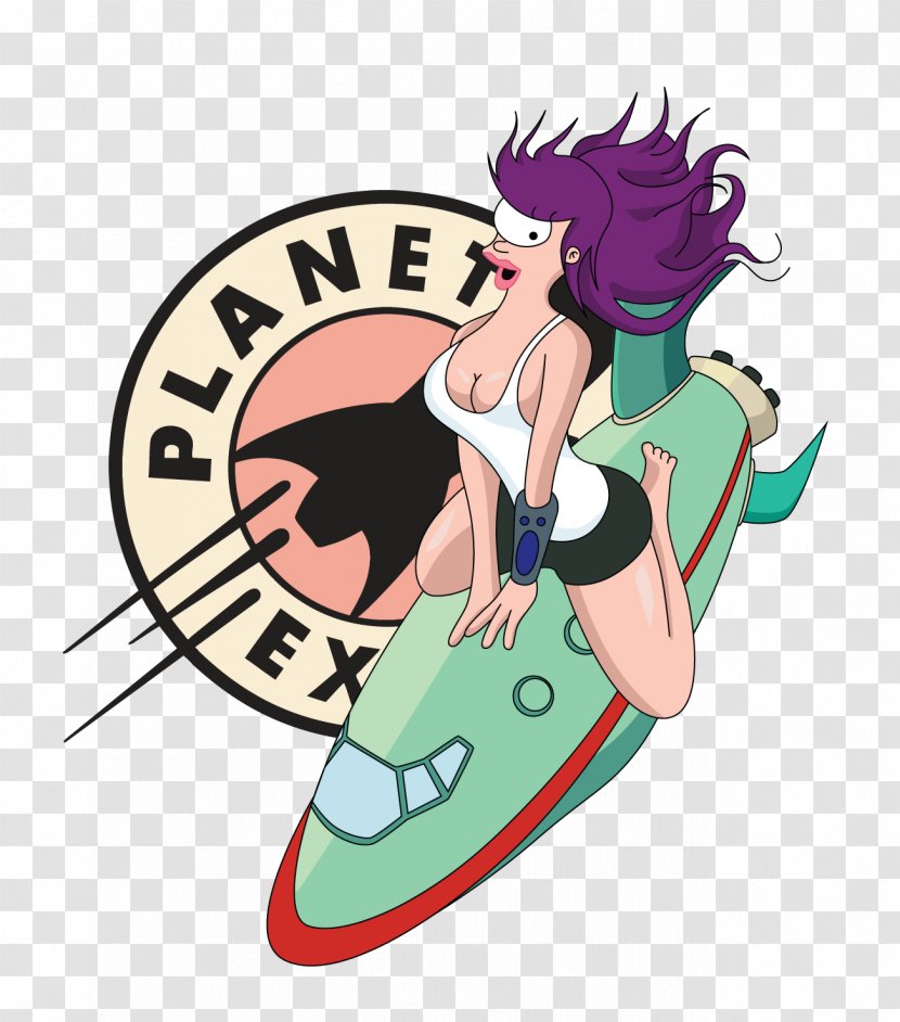 Planet Express Ship Leela Bender Philip J. Fry Professor Farnsworth - Mythical Creature Transparent PNG