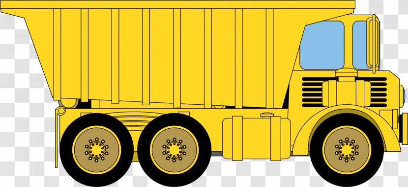 Pickup Truck Dump Clip Art - Motor Vehicle - Contruction Cliparts Transparent PNG