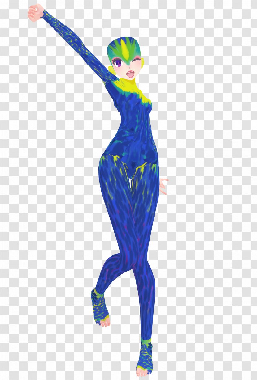 Performing Arts Costume The Electric Blue - Fashion Design - Thoot Transparent PNG