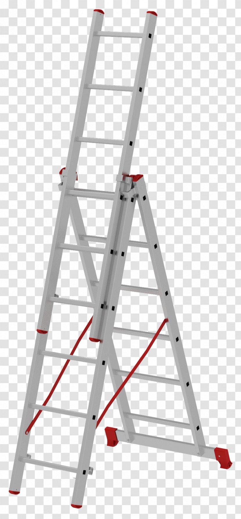 Ladder Werner Step Stools EN 131 ABRU - Steel Metal Transparent PNG