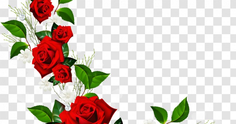 Rose Red Flower Clip Art - Bouquet - Posters Decorative Elements Transparent PNG