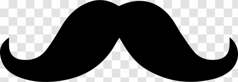 Moustache - Black And White - Drawing Transparent PNG