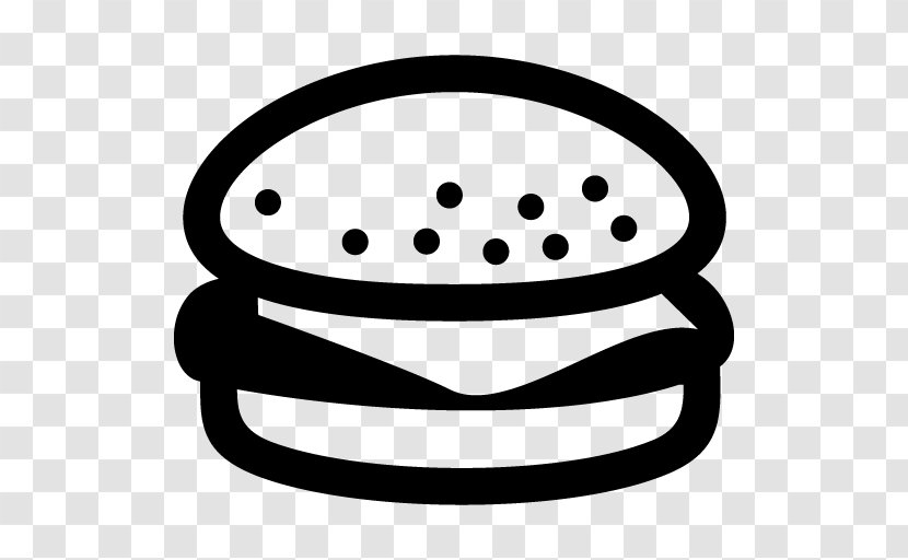 Burger Cartoon - Soap Dish - Blackandwhite Transparent PNG