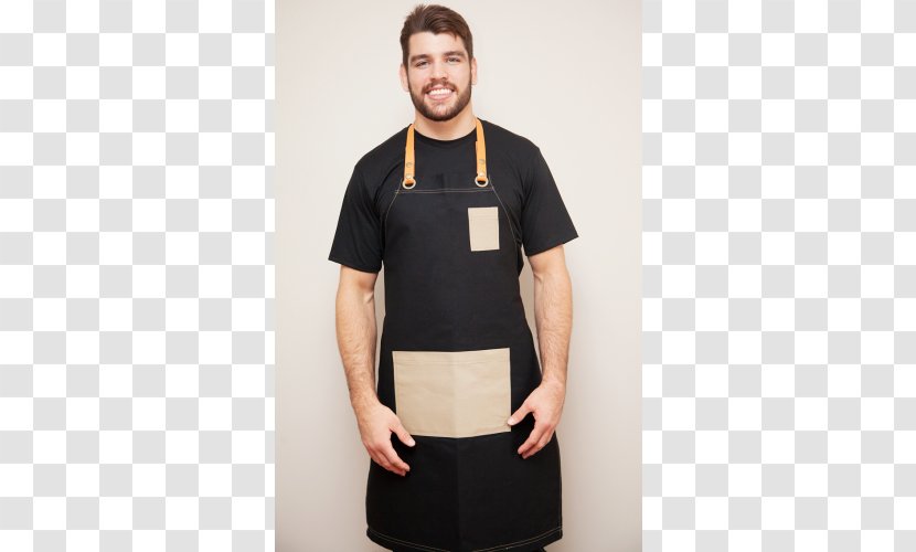 T-shirt Apron Chef Uniform Lab Coats - Neck Transparent PNG