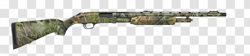 Mossberg 500 20-gauge Shotgun Pump Action Firearm - Silhouette - Frame Transparent PNG