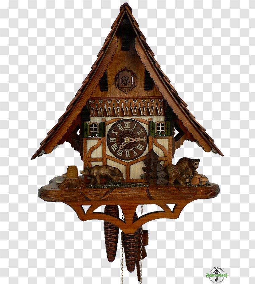 Cuckoo Clock Movement Anton Schneider Söhne Uhrenfabrik GmbH & Co. KG Swiss Chalet Style - Cuckoos Transparent PNG