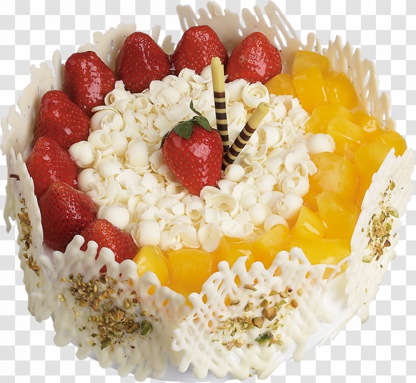 Birthday Cake Torte Layer Tart Torta - Strawberry Products In Kind Transparent PNG