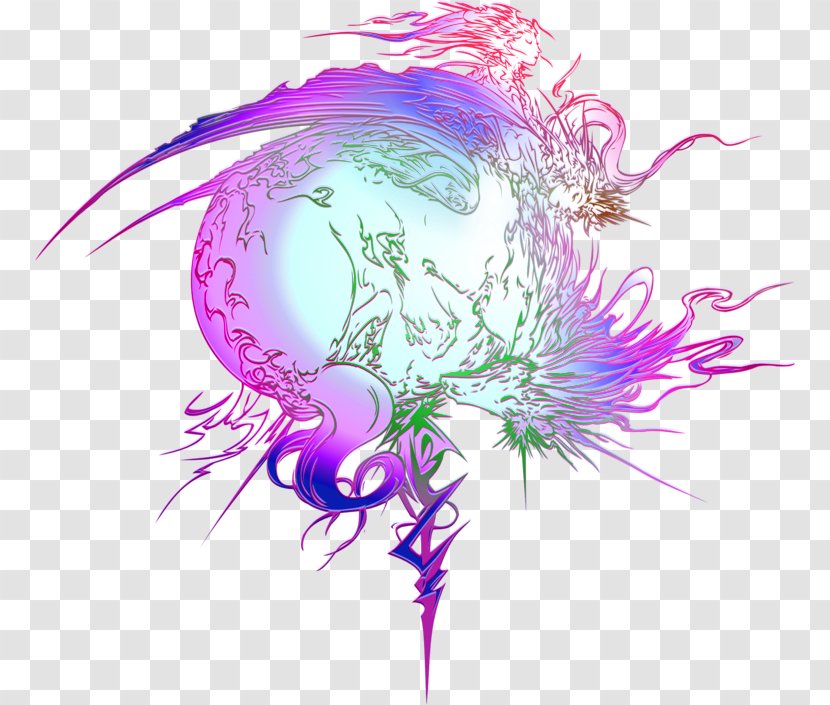 Final Fantasy XIII-2 Lightning Returns: XIII XV - X - Purple Atmosphere Fairy Decorative Patterns Transparent PNG