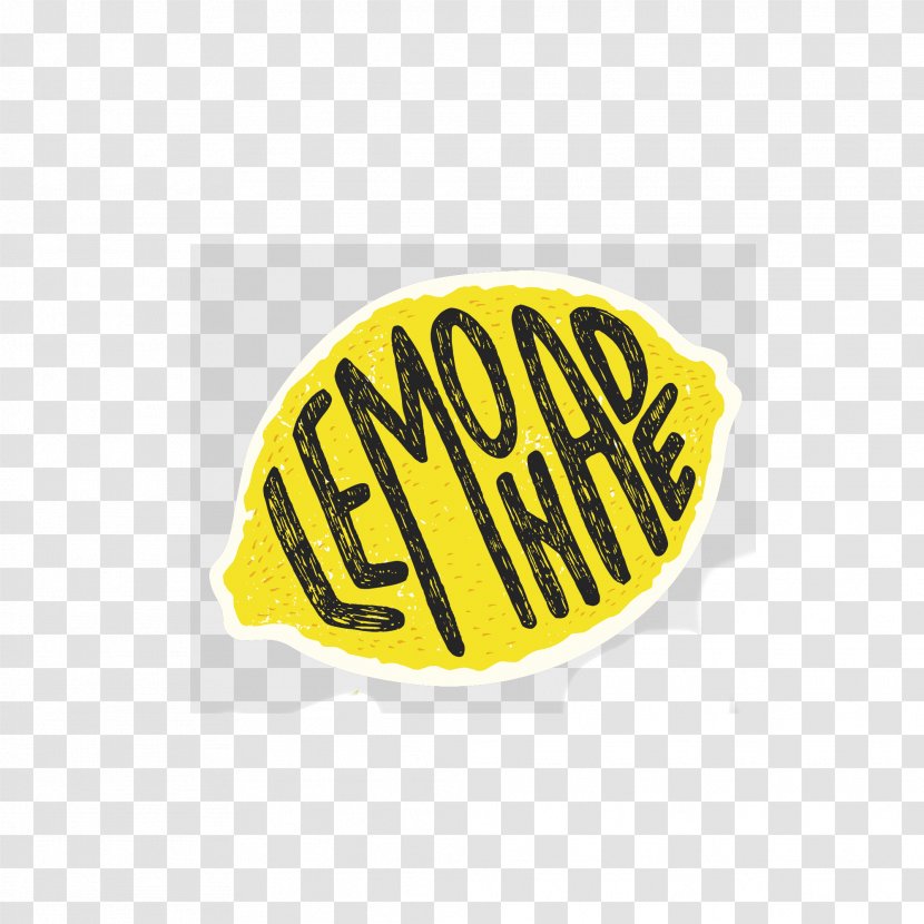 Lemonade Drink Drawing - Brand - Hand-painted Lemon Logo Transparent PNG