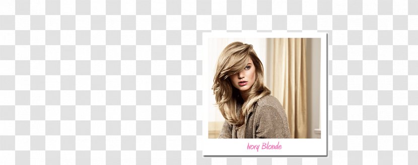 Blond Brown Hair Coloring Long - Flower Transparent PNG