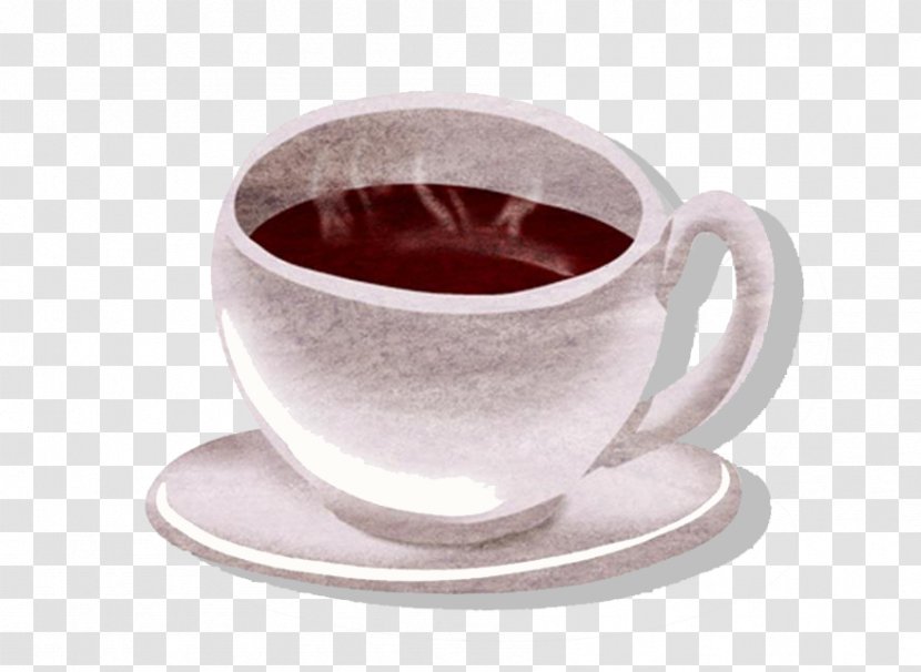 Green Tea Coffee Cup Earl Grey - Black Transparent PNG