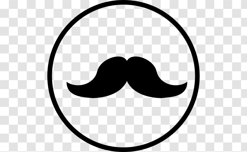 Moustache - Hairstyle - Symbol Blackandwhite Transparent PNG