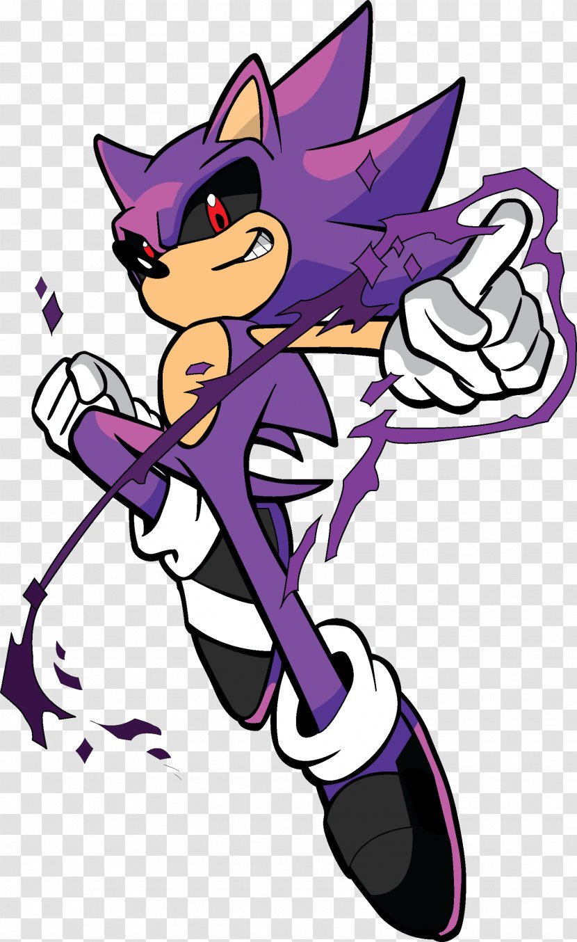 Sonic The Hedgehog Adventure Art Sega - Purple Transparent PNG