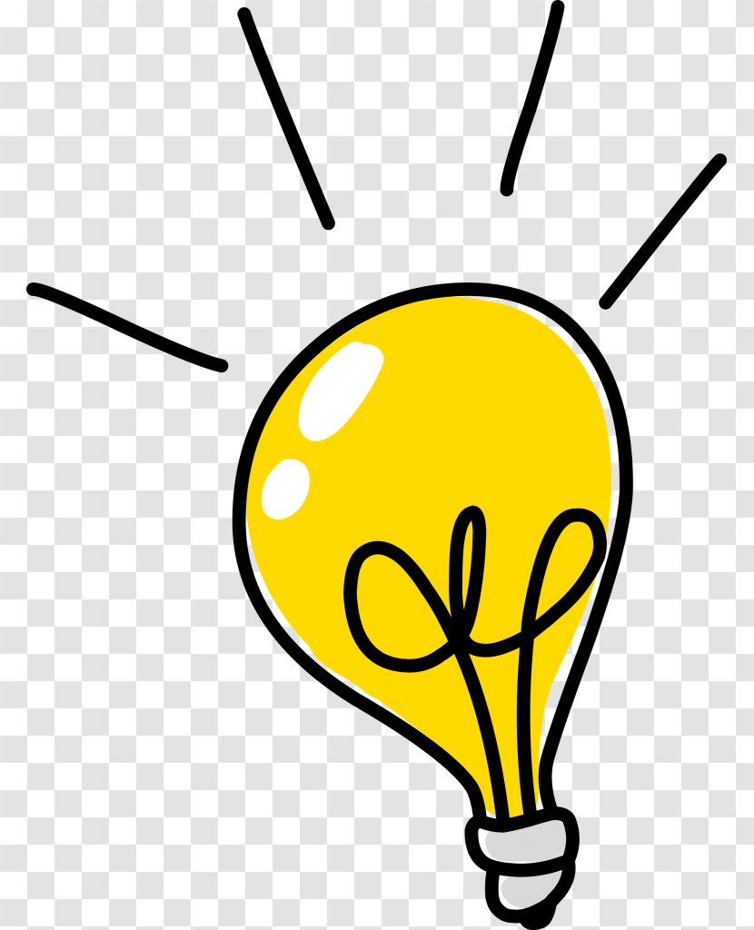 Incandescent Light Bulb Vector Graphics Royalty-free Stock Photography - Yellow Transparent PNG