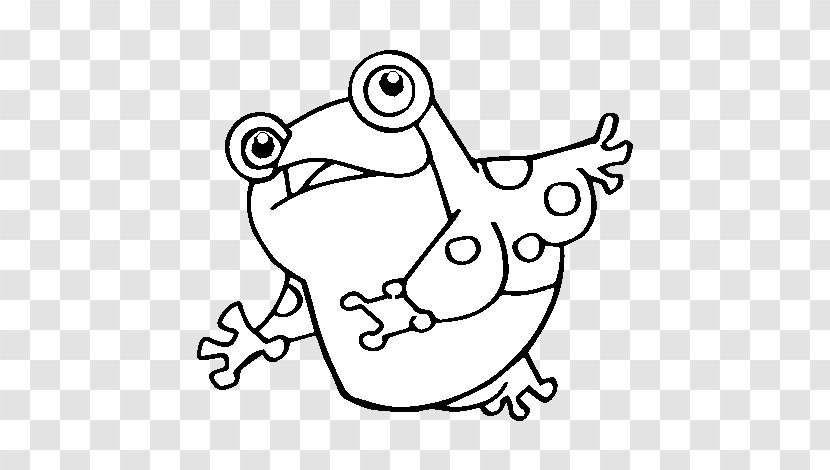 Frog Drawing Coloring Book Painting Image - Silhouette Transparent PNG