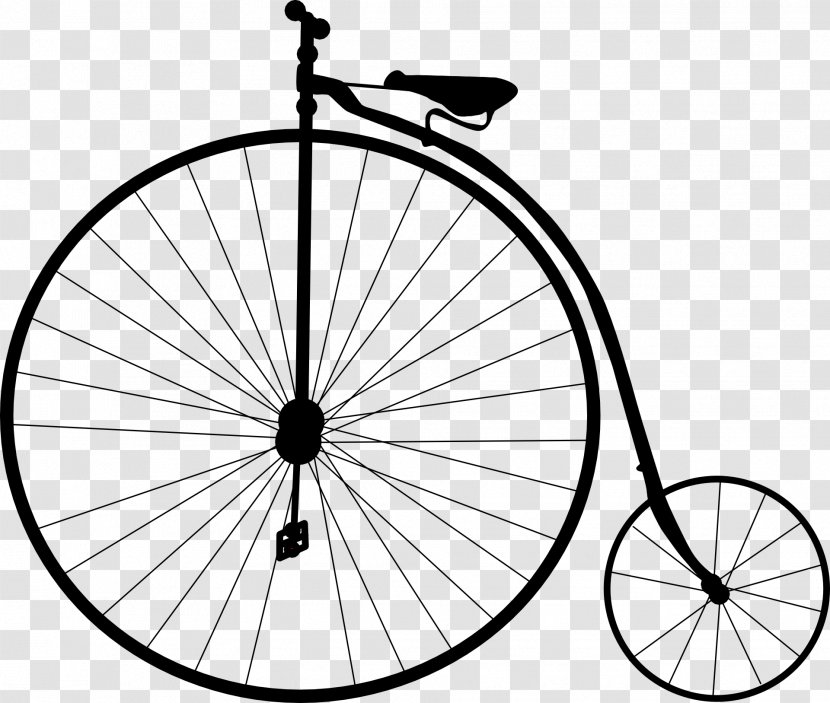 Penny-farthing Tandem Bicycle Cycling Clip Art - Hybrid Transparent PNG