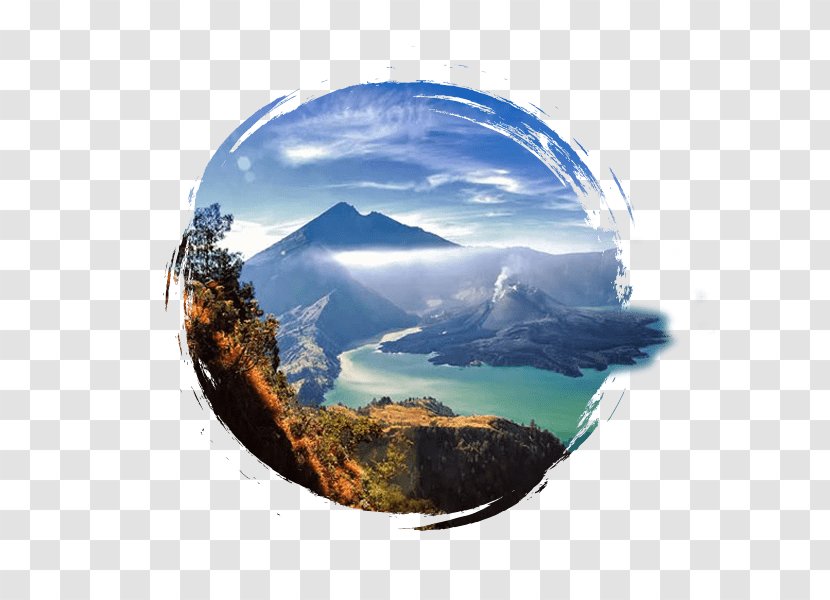 Mount Rinjani Gunung National Park Mataram Senggigi Gili Islands - Volcano - Bali Transparent PNG