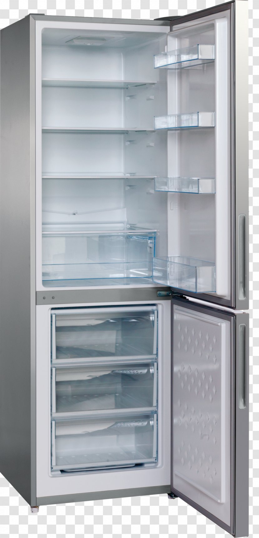 Electrolux EN3487AOO Fridge Freezer Frost Free 239+78Litres Brown Whirlpool BSNF 8152 OX Freezers Miele Refrigerator Right SKF - Grills Transparent PNG