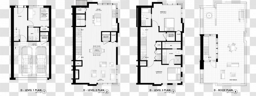 Floor Plan Furniture Black & White - Artwork - M Angle DoorBeverly Flyer Transparent PNG