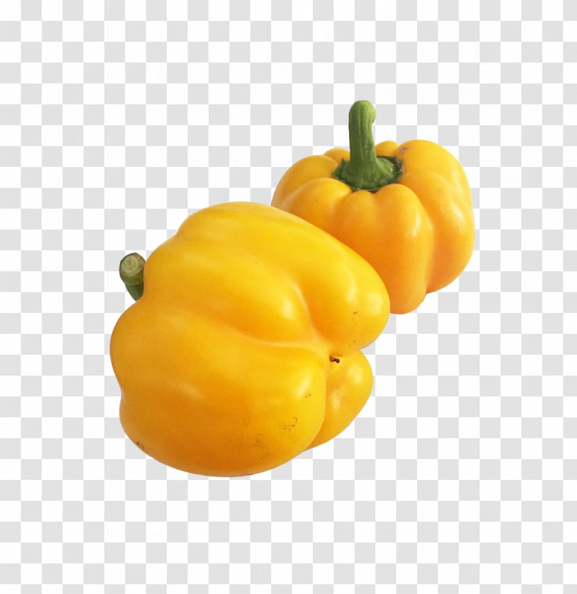 Bell Pepper Habanero Yellow - Peppers And Chili - Real Transparent PNG