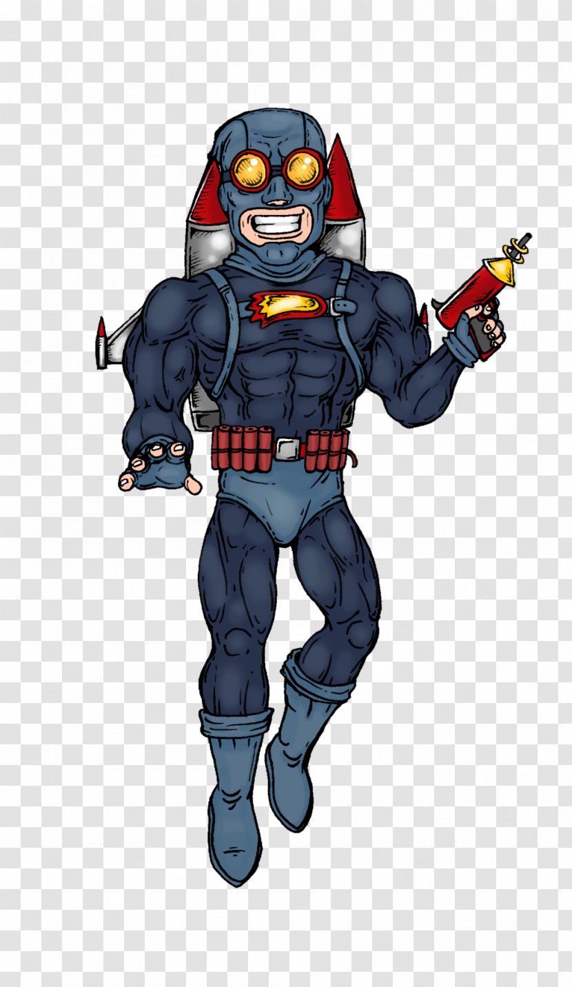 Superhero Action & Toy Figures Animated Cartoon - Man In Rocket Transparent PNG