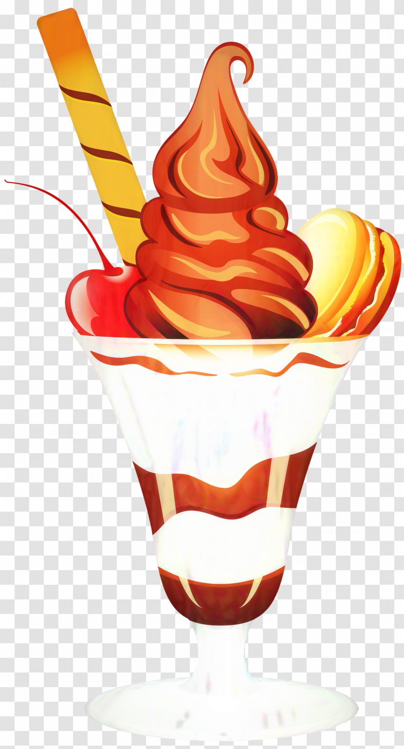 Sundae Knickerbocker Glory Ice Cream Parfait Whipped - Dessert Transparent PNG