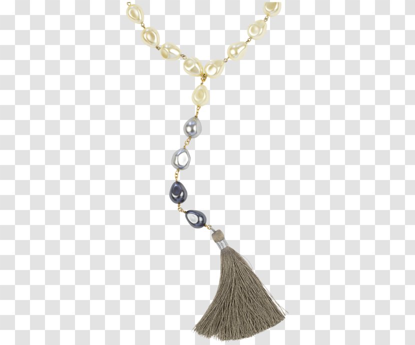 Necklace Baroque Pearl Charms & Pendants Bracelet - Grey Transparent PNG