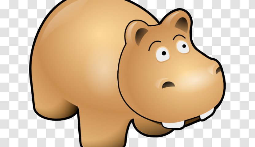 Baby Hippopotamus The Hippo Clip Art Cartoon - Nose - Gloria Border Transparent PNG