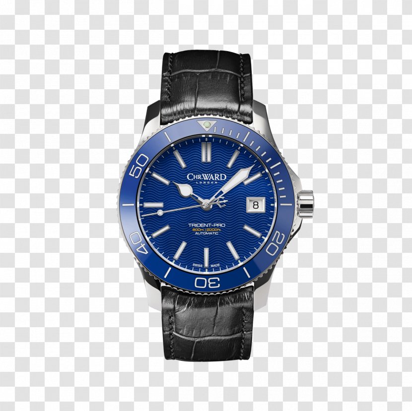 Rolex Submariner Christopher Ward Brand Diving Watch - Electric Blue Transparent PNG