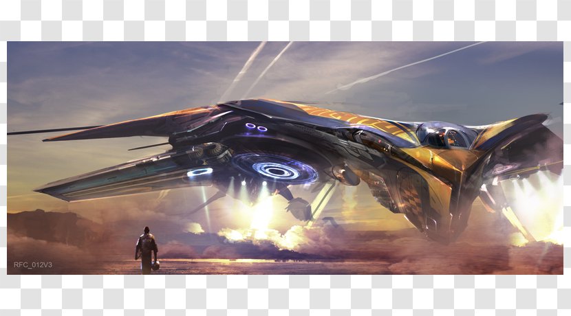 Star-Lord Ronan Concept Art Marvel Cinematic Universe - Futuristic Spaceship Interior Transparent PNG