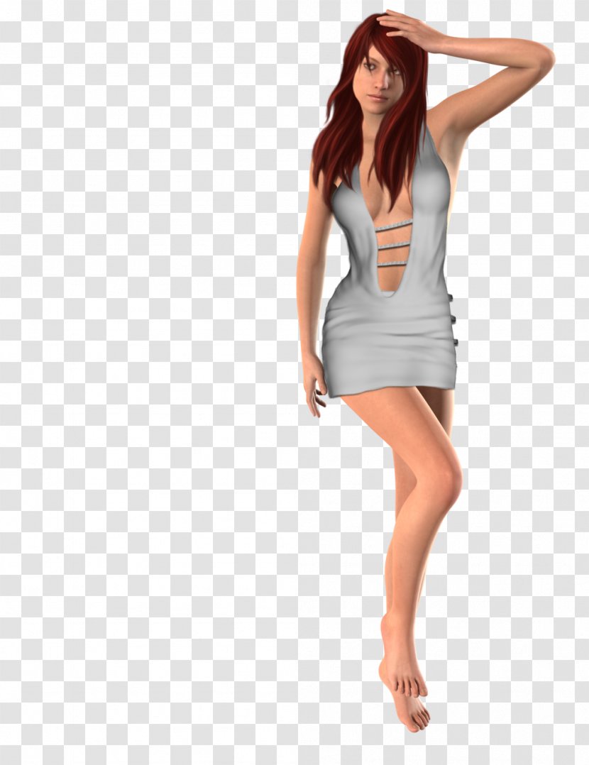 Model 3D Computer Graphics Female Rendering - Flower Transparent PNG