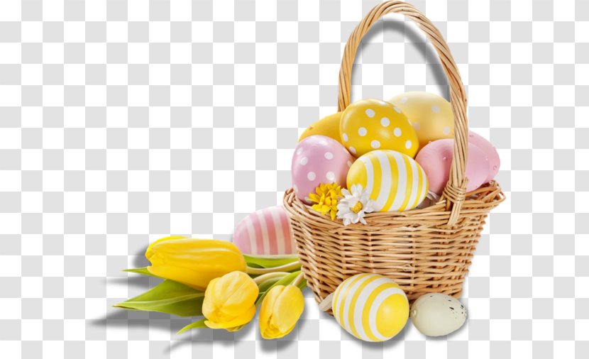 Paskha Easter Egg Basket Bunny Transparent PNG