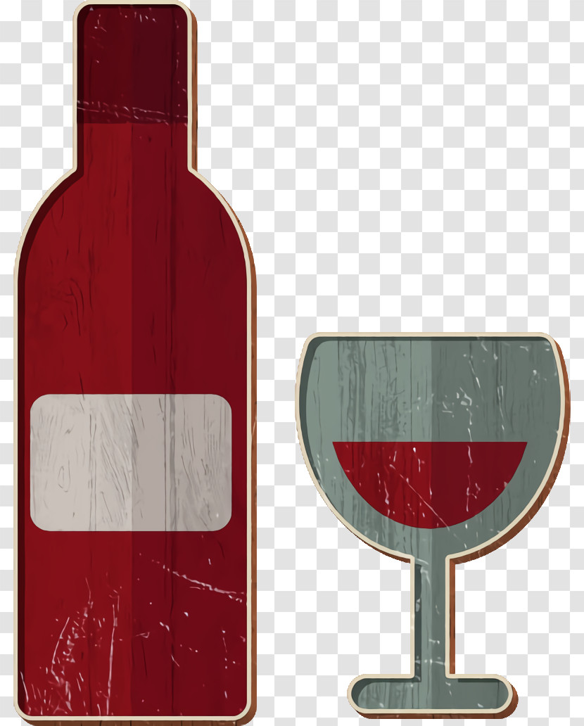 Wine Bottle Icon Wine Icon Barbecue Set Icon Transparent PNG