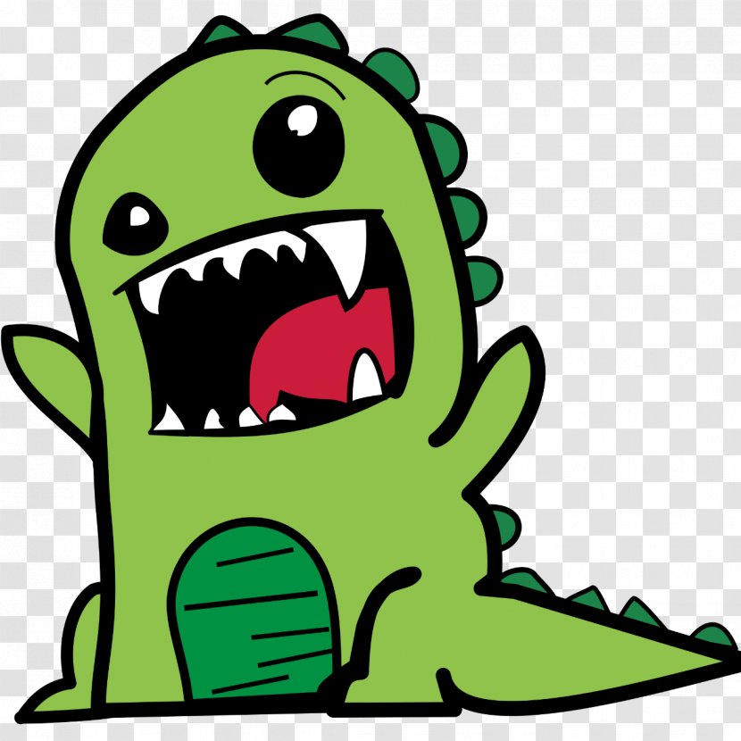 Dinosaur Tyrannosaurus Clip Art - Frog Transparent PNG