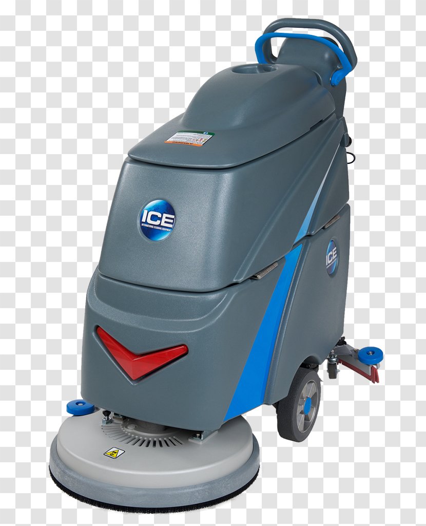 Floor Scrubber Machine Cleaning - Janitor - Carpet Top View Transparent PNG