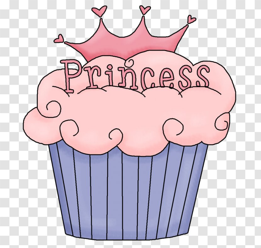Birthday Cake Cupcake Princess Clip Art - Pink Transparent PNG