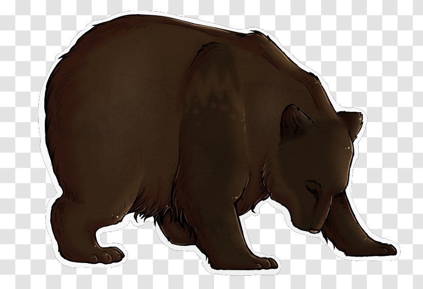 Bear Fauna Fur Terrestrial Animal Snout - Figure Transparent PNG