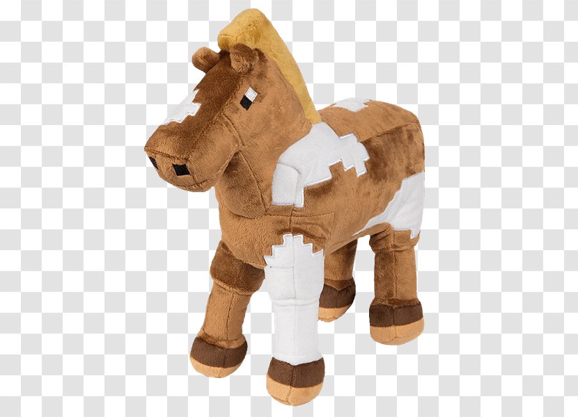 Minecraft Horse Stuffed Animals & Cuddly Toys Plush Jinx - Amazoncom Transparent PNG
