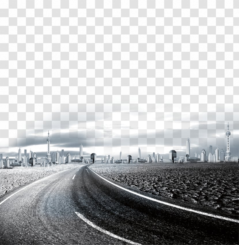 Road Download Information - Sky - City ​​road Transparent PNG