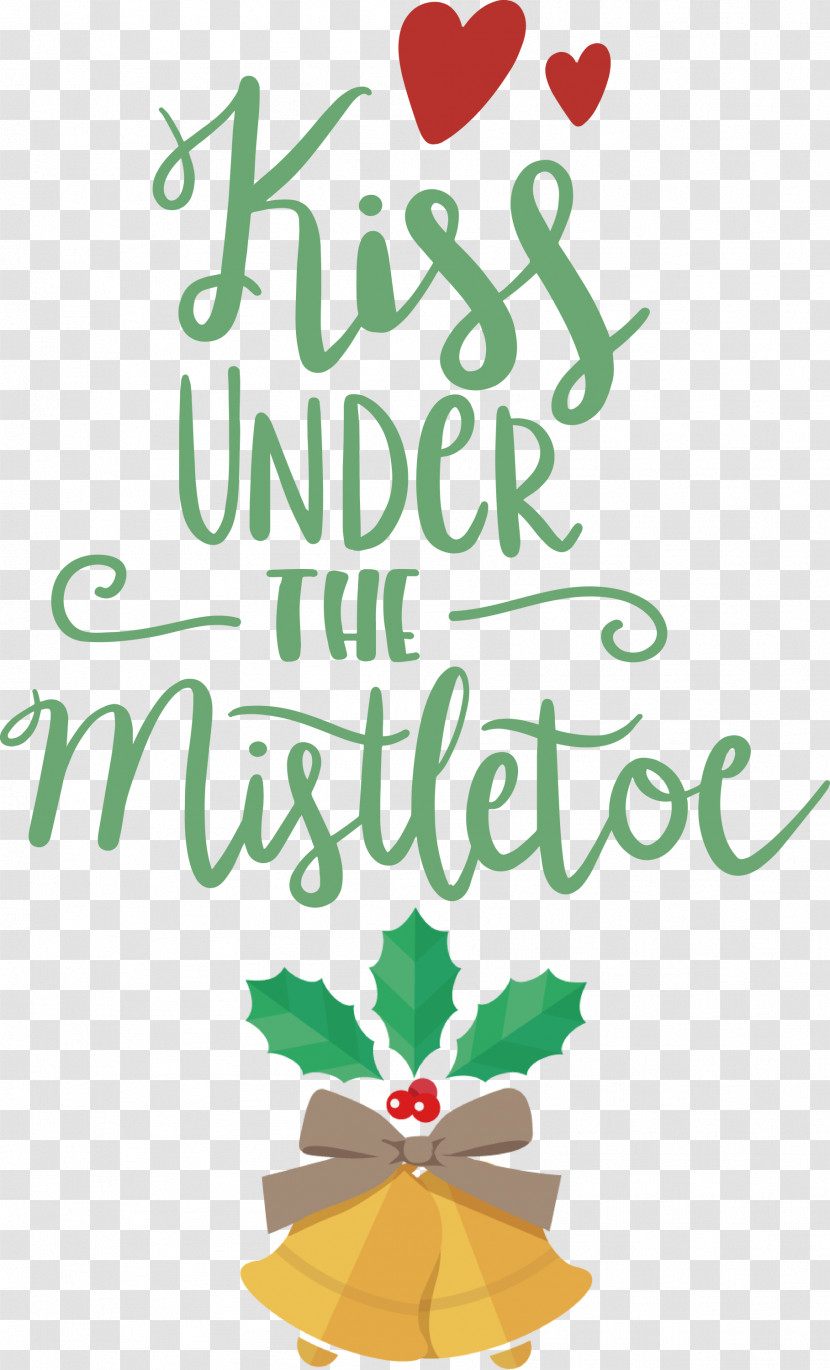 Kiss Under The Mistletoe Mistletoe Transparent PNG