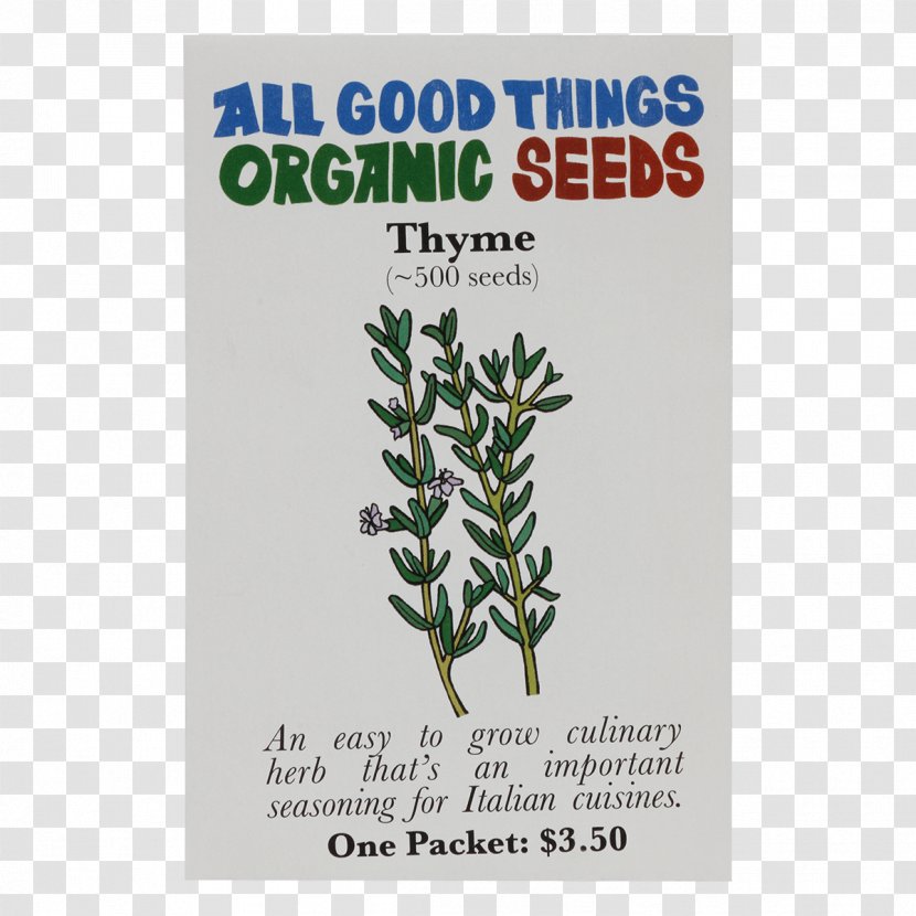 Organic Certification Seed Herb Food Basil - Text - Garden Transparent PNG