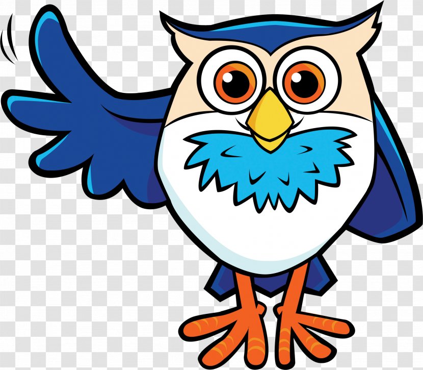 Beak Owl Clip Art - Bird - Waving Transparent PNG