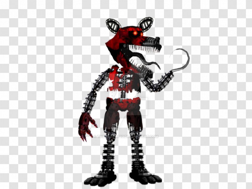 Five Nights At Freddy's 4 Nightmare Human Body Action & Toy Figures Image - Machine - Foxy Transparent PNG