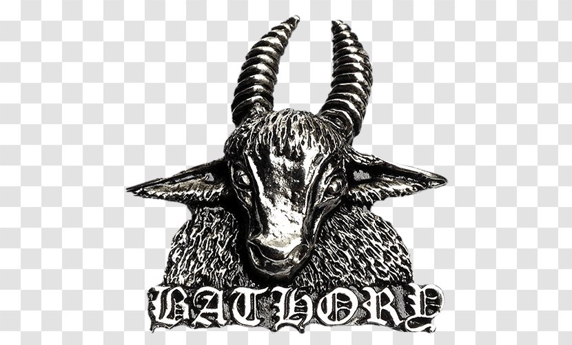 Bathory Goat Pin Viking Metal Logo - Antelope Transparent PNG