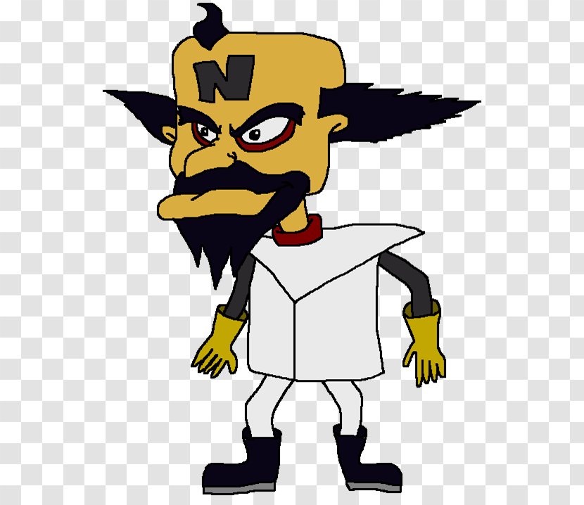 Beak Character Cartoon Clip Art - Yellow - Doctor Neo Cortex Transparent PNG