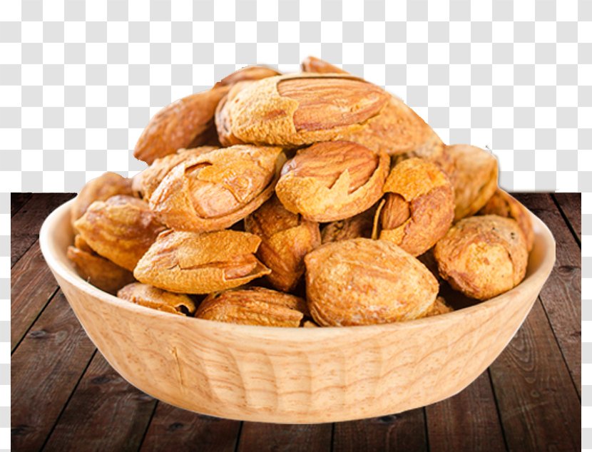 Almond Junk Food Nut Apricot Kernel - Gastronomy - Placed On Board Transparent PNG