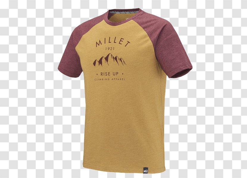 T-shirt Rise Up Climbing Millet - T Shirt Transparent PNG